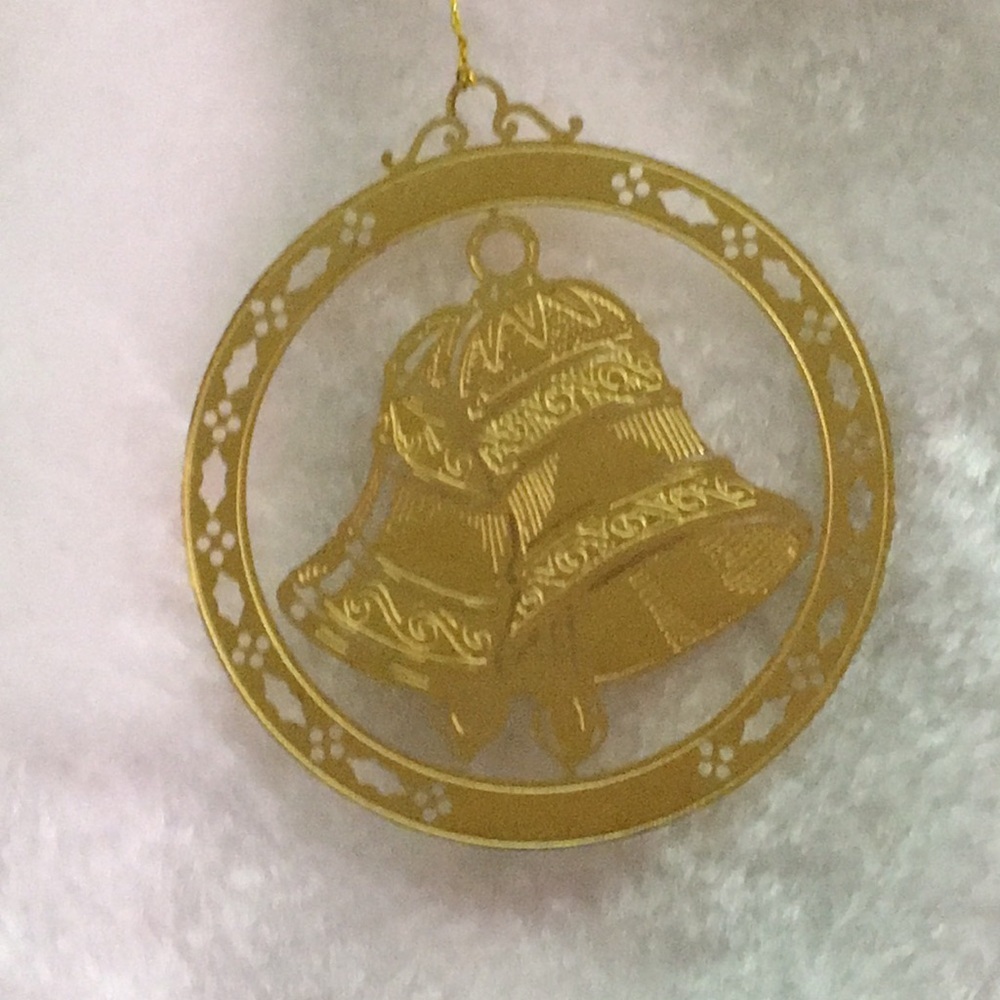 Gold Bell Ornament